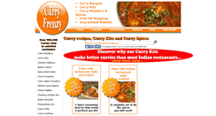 Desktop Screenshot of curryfrenzy.com
